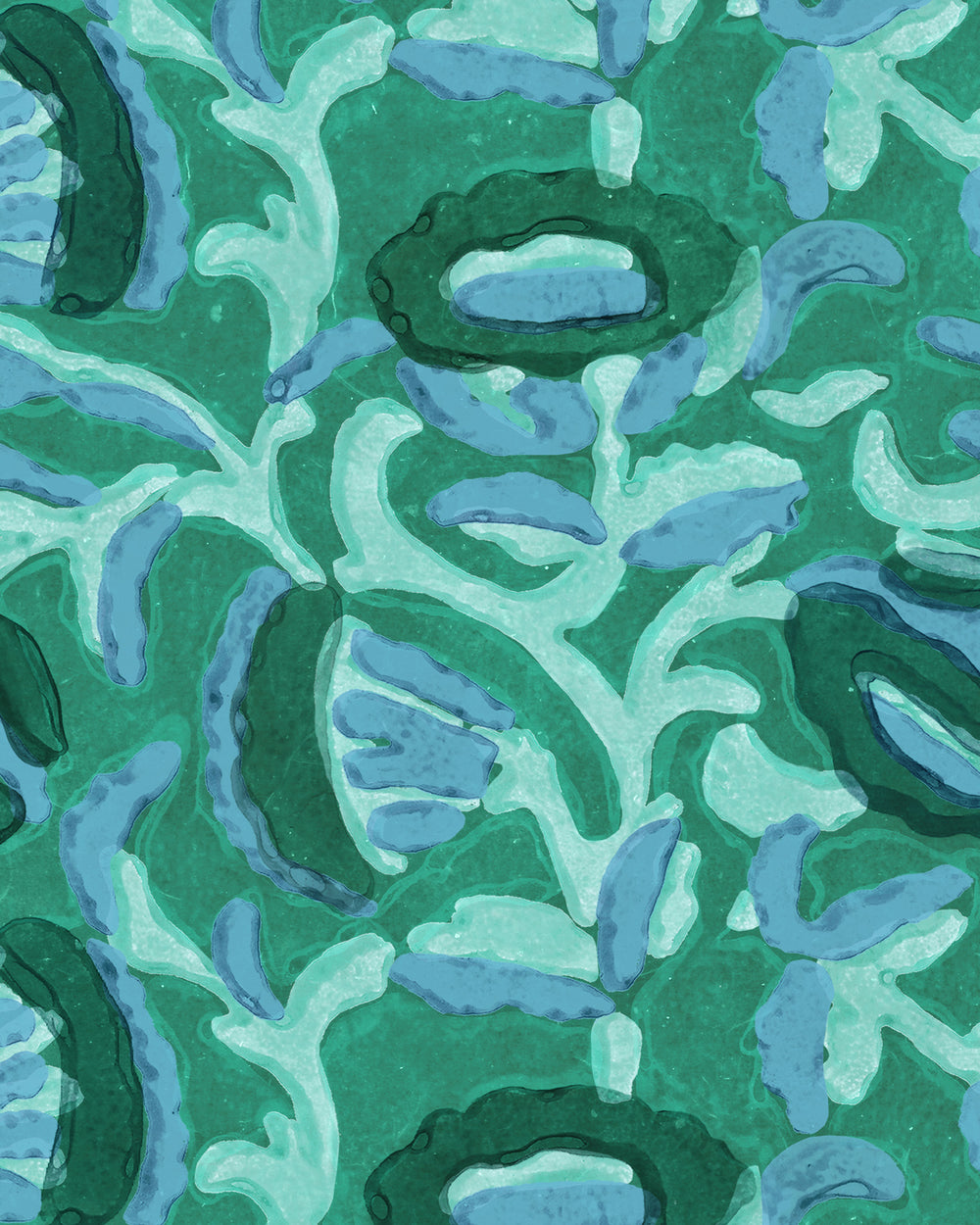 Marbella Malachite Wallpaper