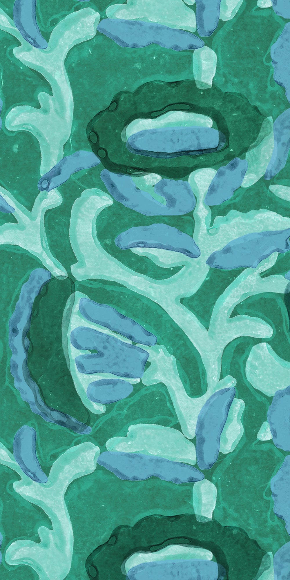 Marbella Malachite wallpaper swatch in - Swatches - Walter G Australia