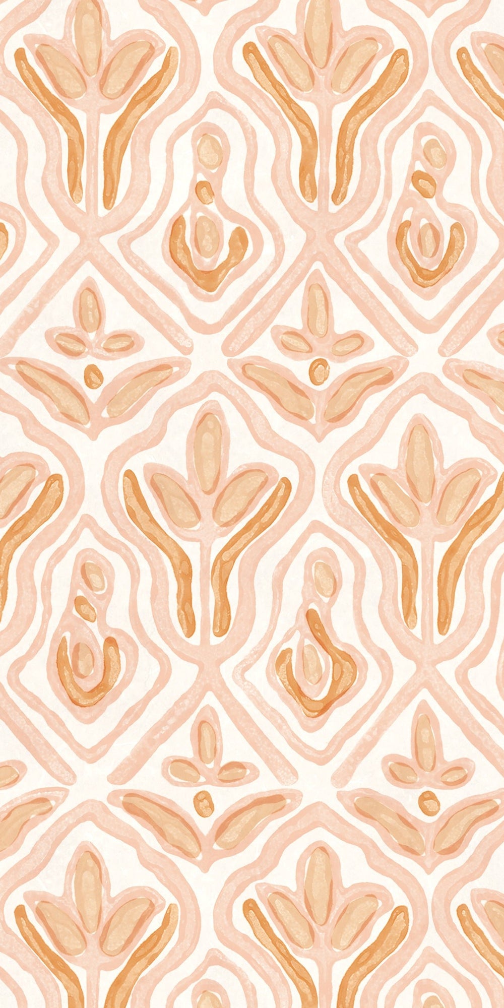 Praiano Papaya wallpaper swatch in - Swatches - Walter G Australia