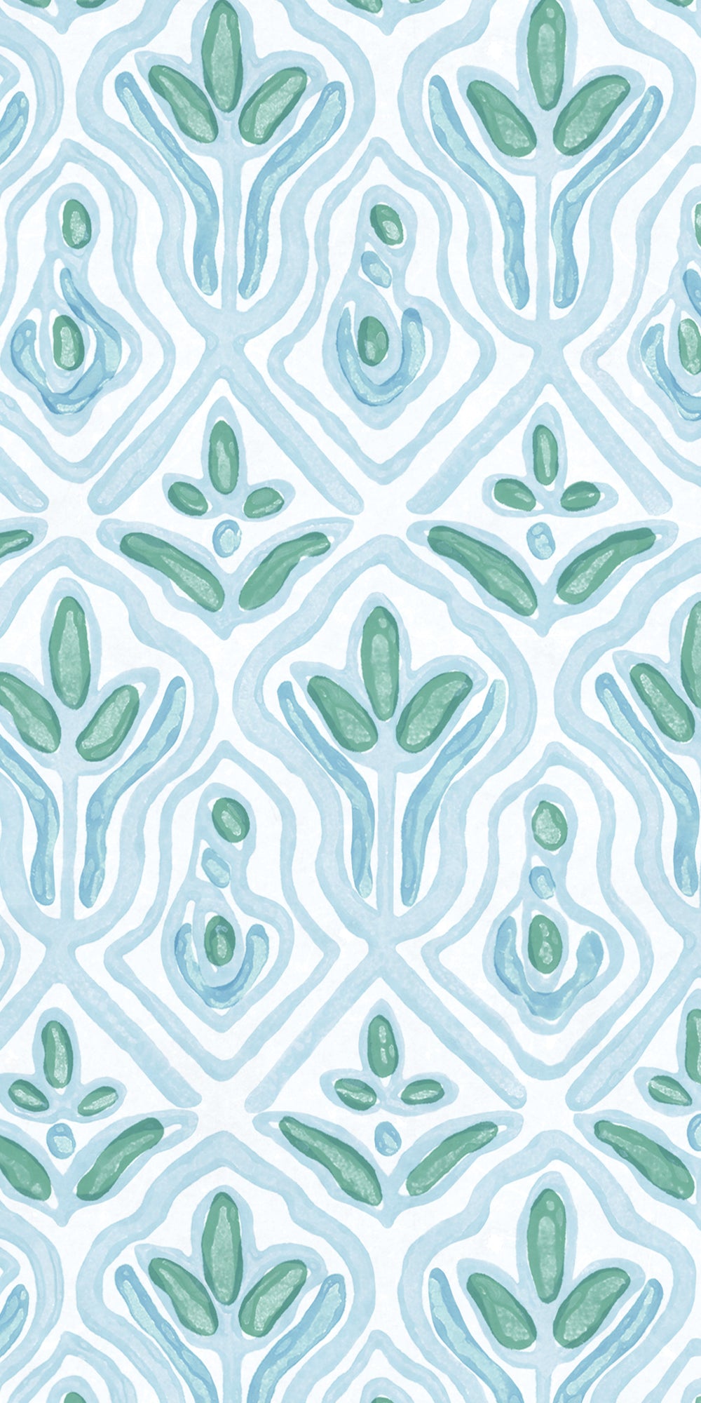 Praiano Seaglass wallpaper swatch in - Swatches - Walter G Australia