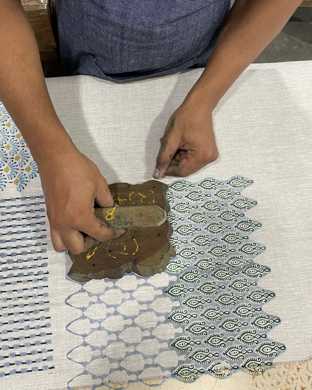 Malabar Celadon Cushion