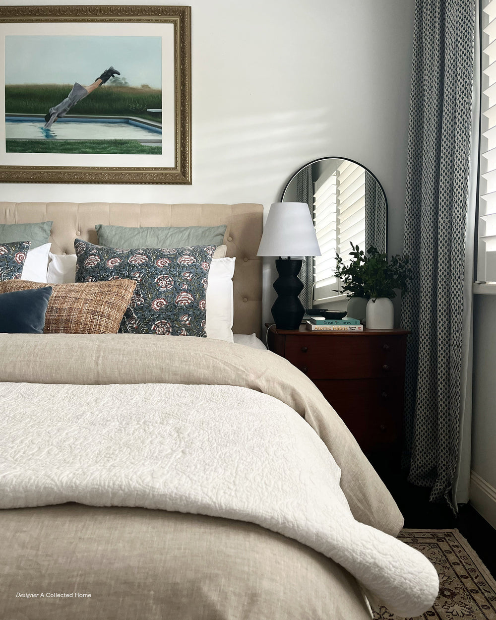 Siam Pacific Blue Linen