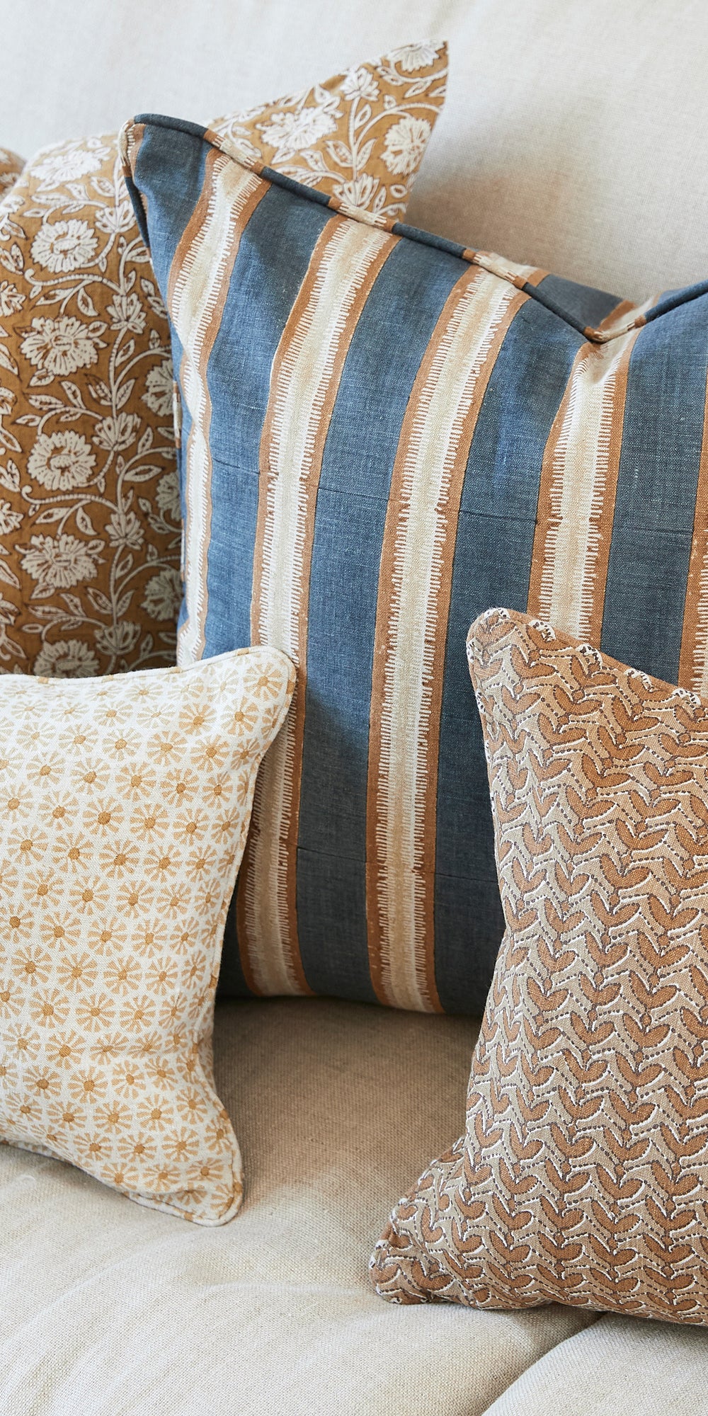Etoile Saffron Cushion in - Cushions - Walter G Australia