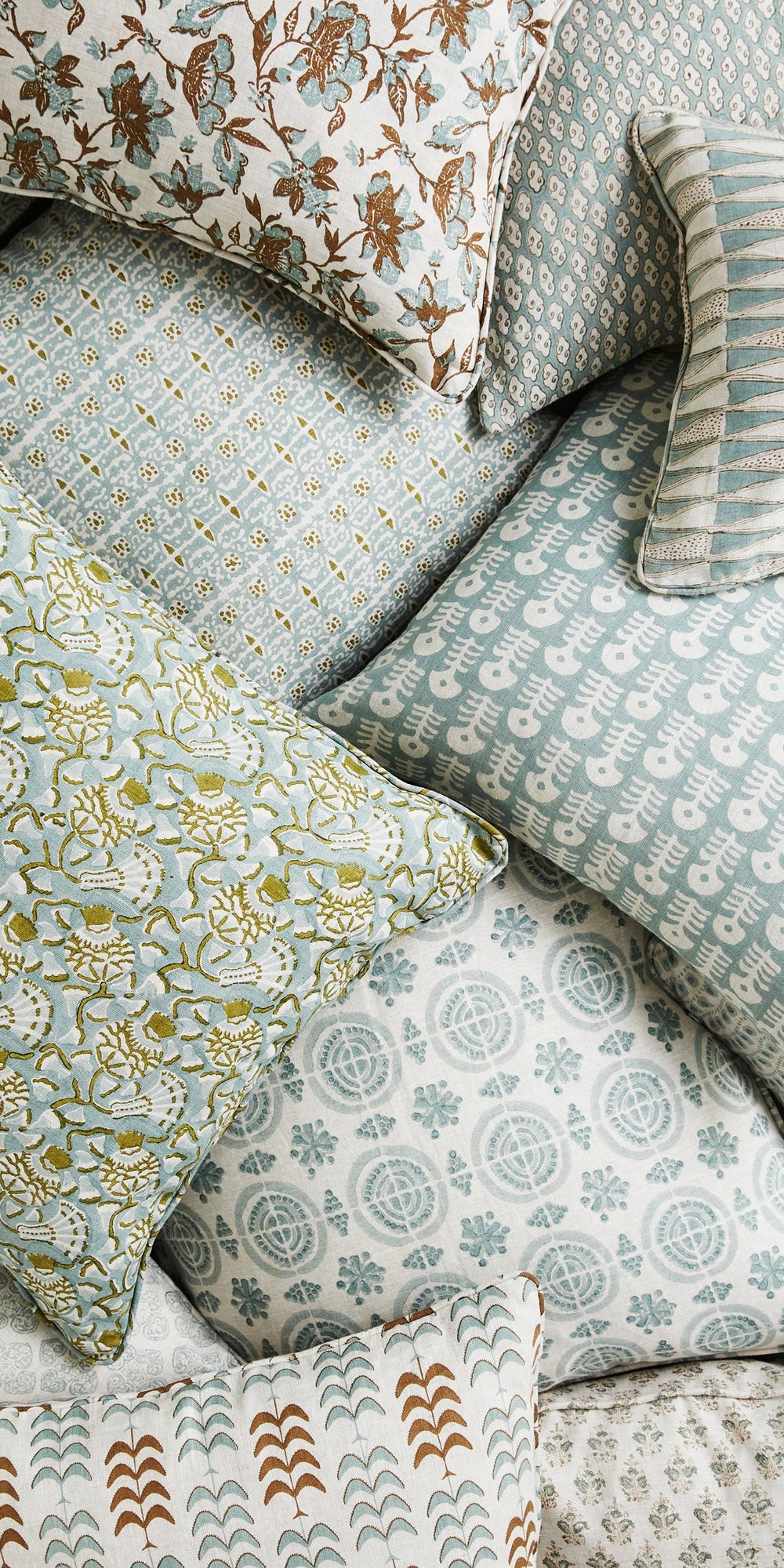 Amulet Celadon Cushion in - Cushions - Walter G Australia