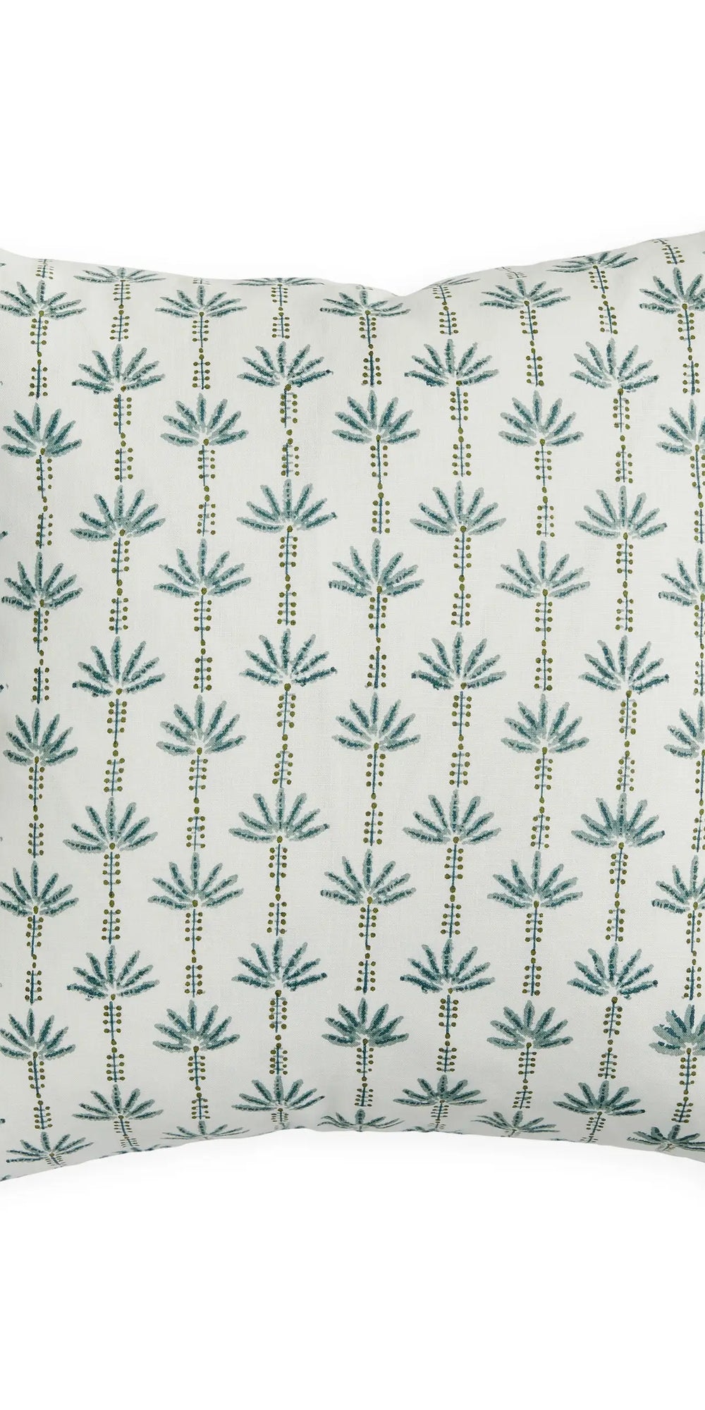 Marseille Lagoon linen cushion 50x50cm