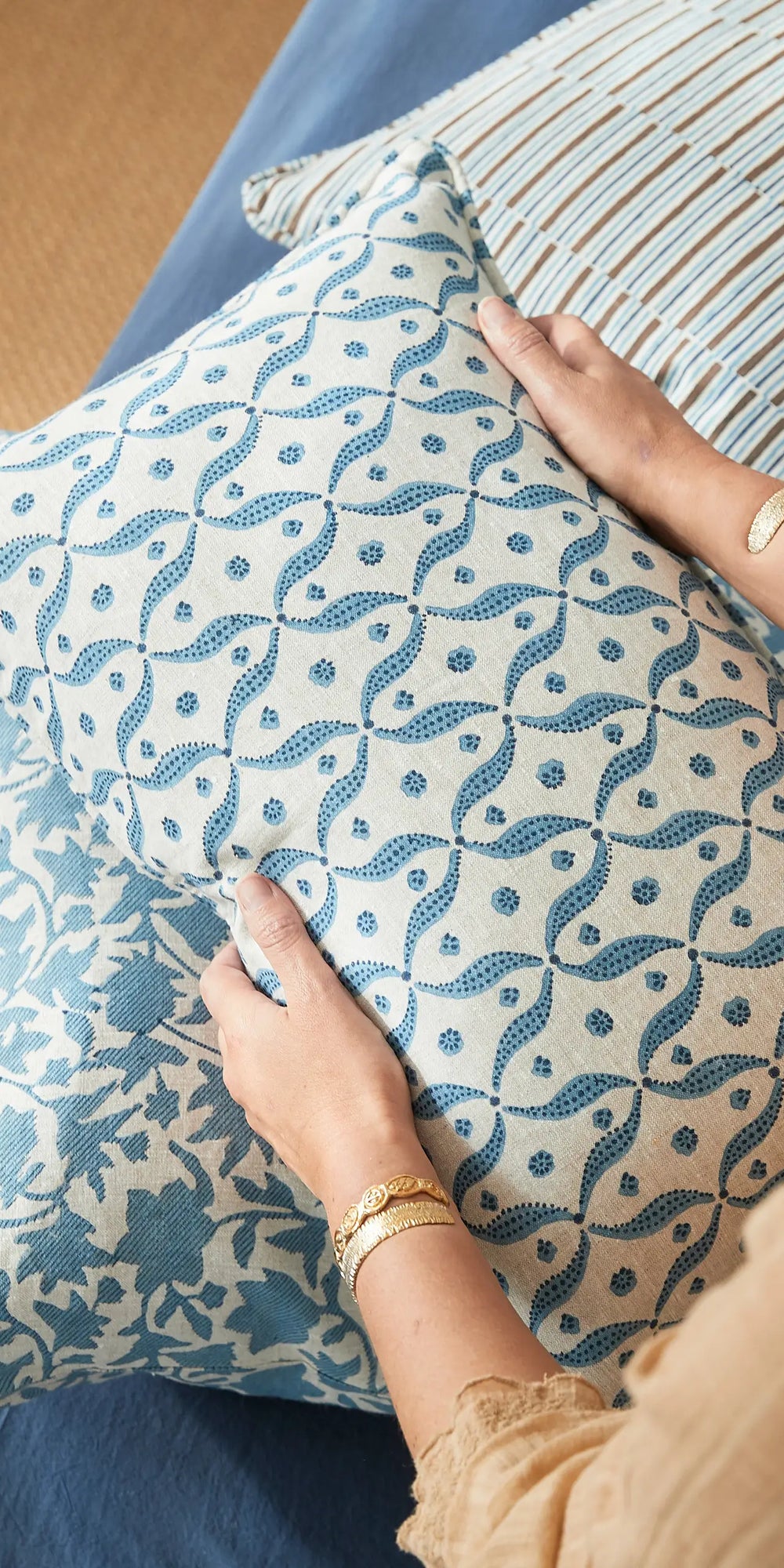 Genoa Azure Cushion