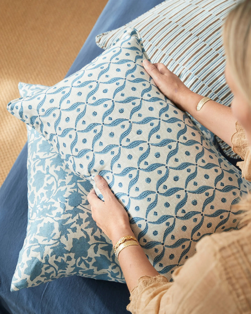 Genoa Azure Cushion