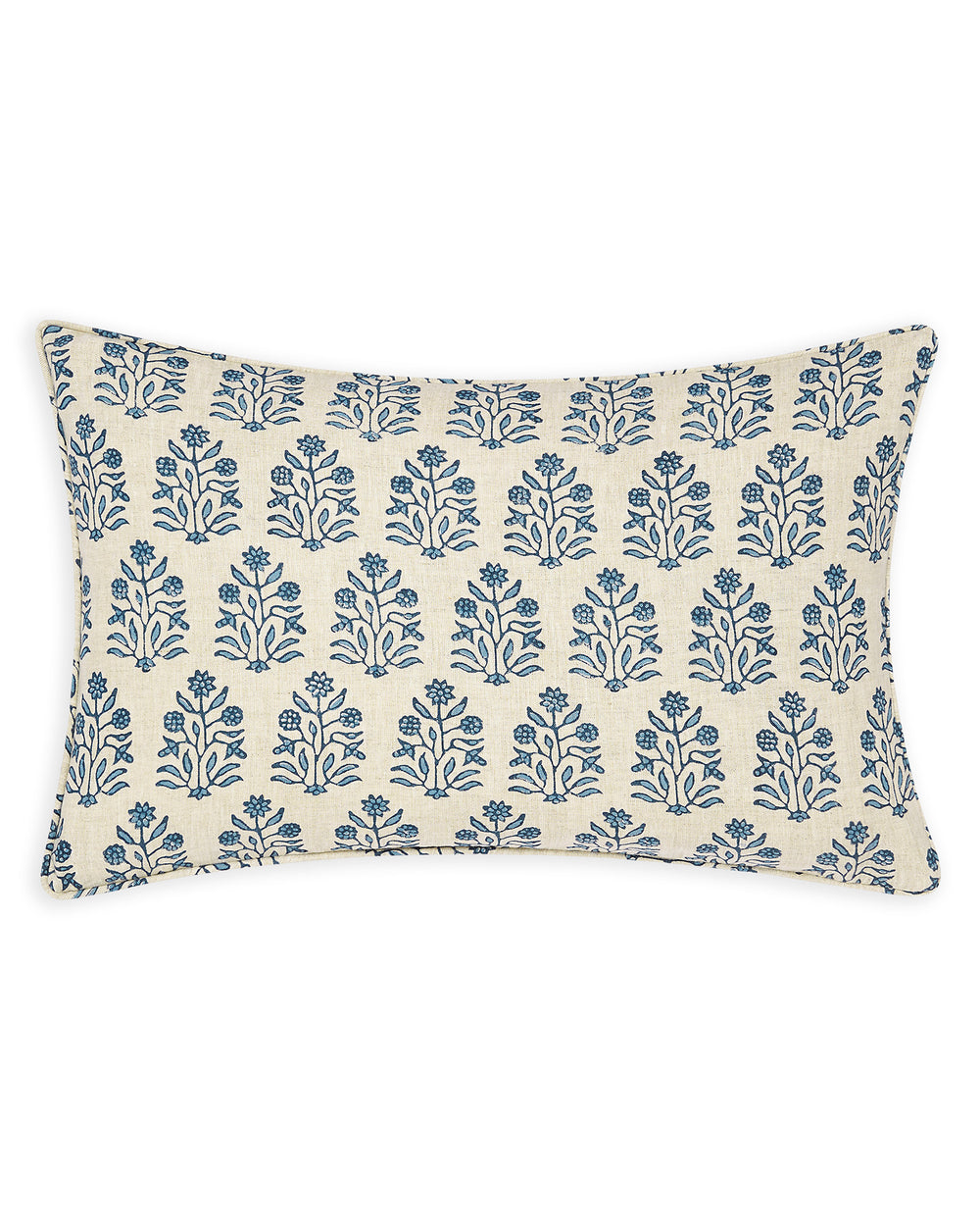 Amer Azure linen cushion