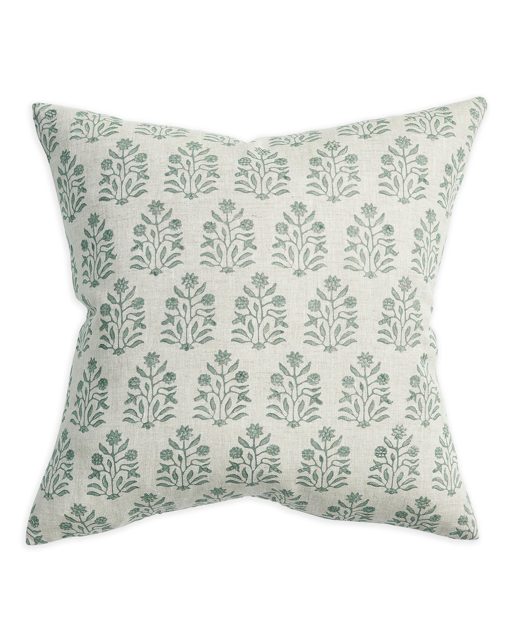 Amer Celadon linen cushion