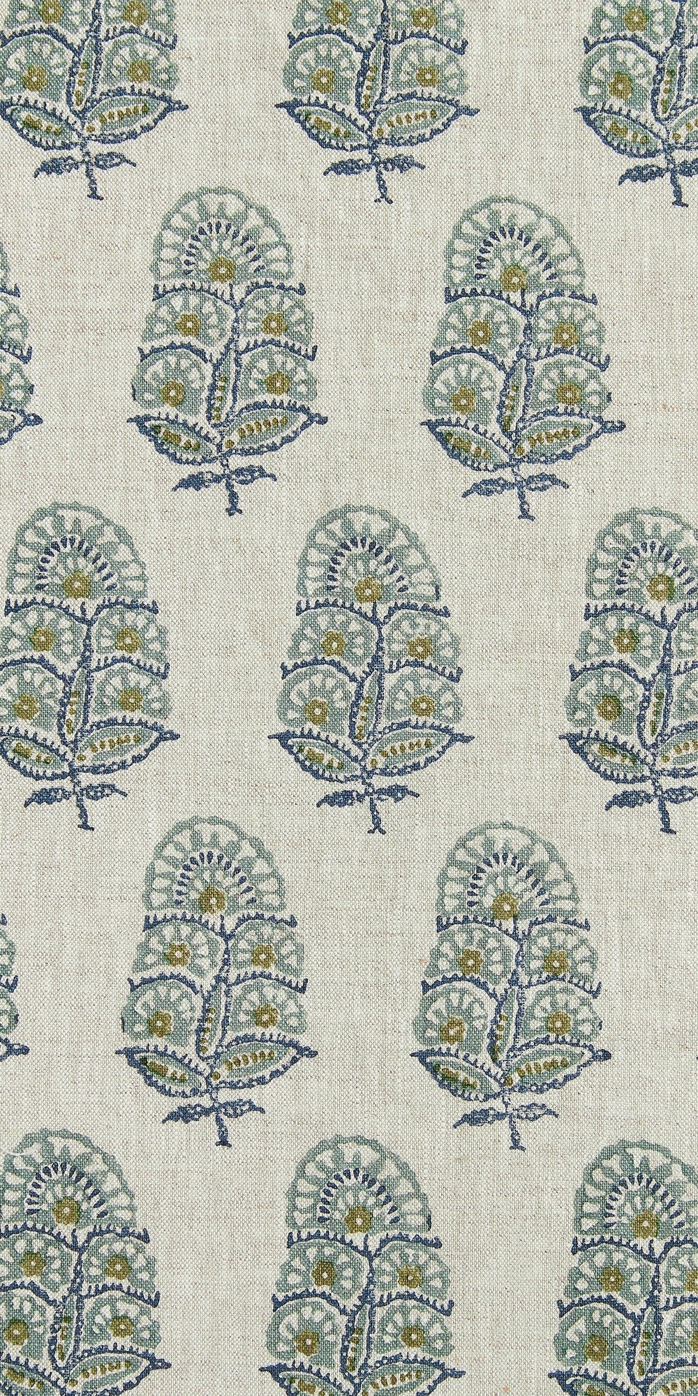 Zardosi Celadon linen in - Fabric - Walter G Australia