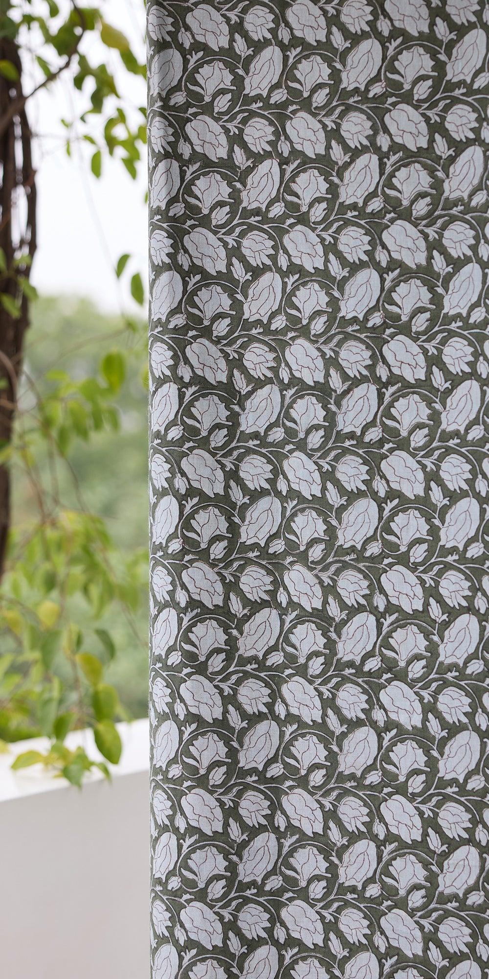 Lahore Thyme linen in - Fabric - Walter G Australia