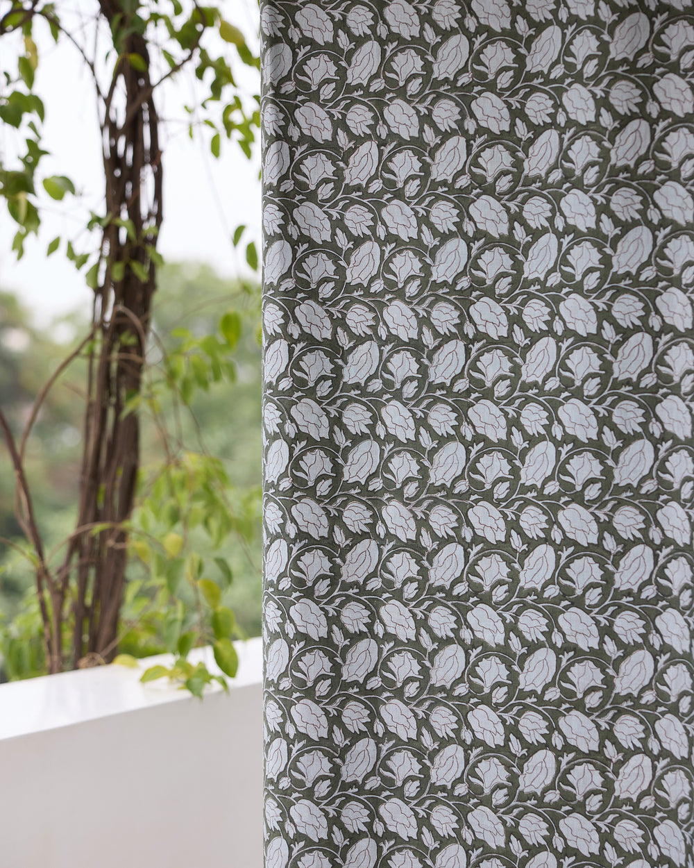 Lahore Thyme linen in - Fabric - Walter G Australia