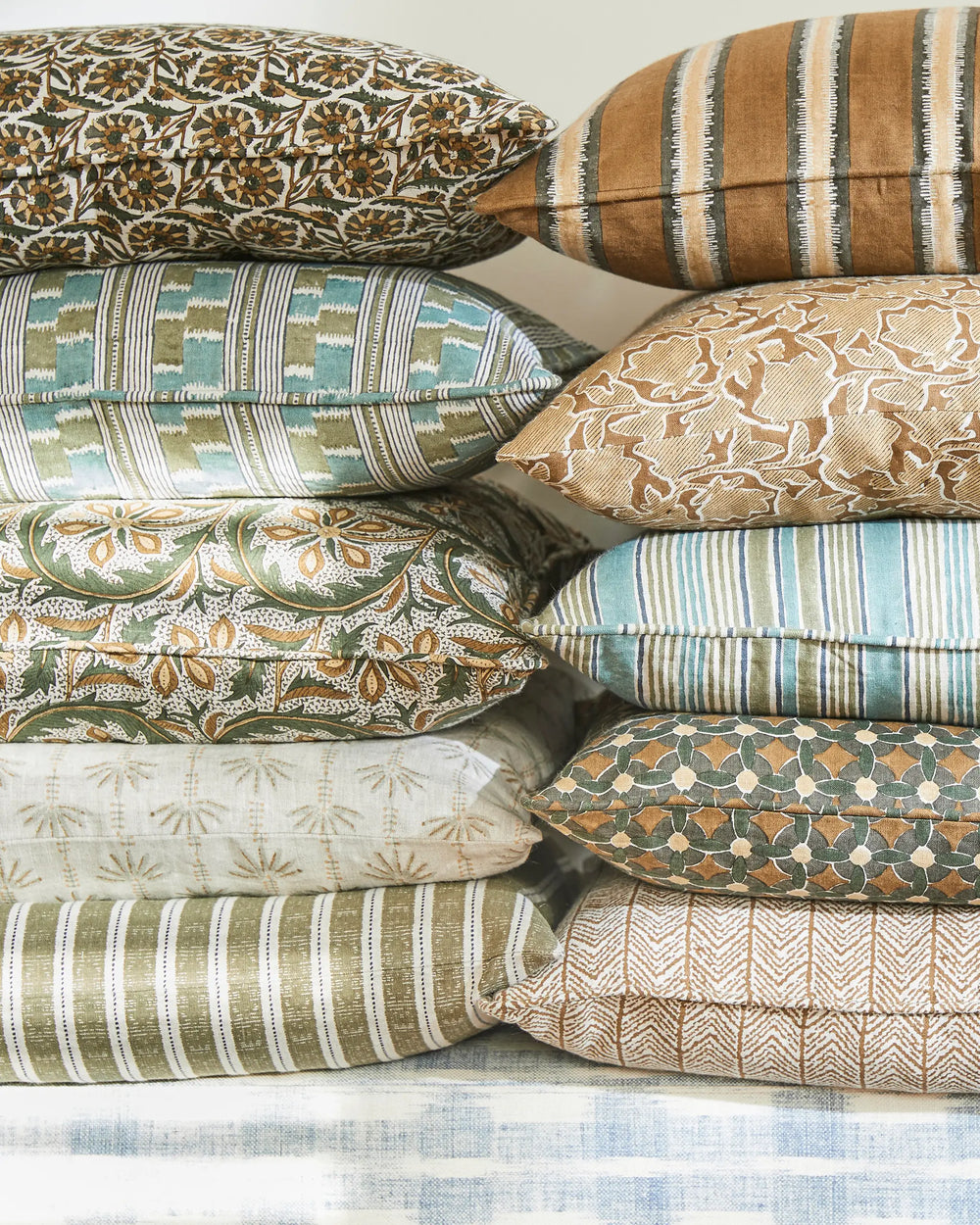 Oaxaca Khaki Cushion