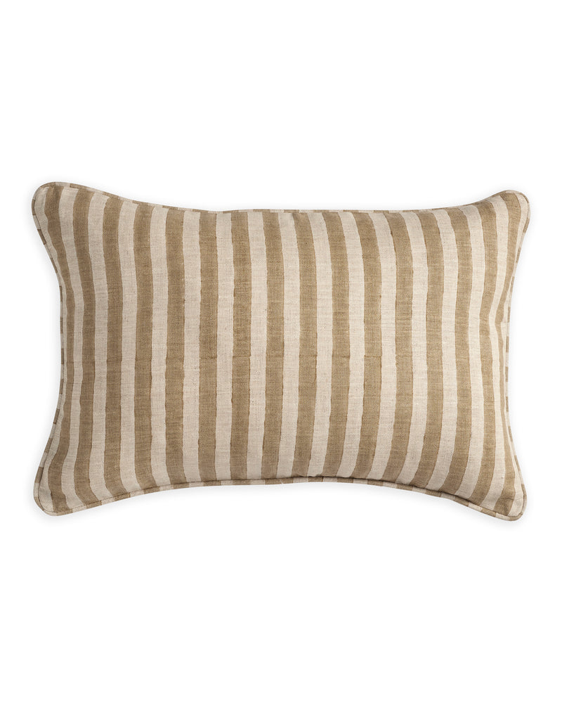 Bodrum Shell linen cushion