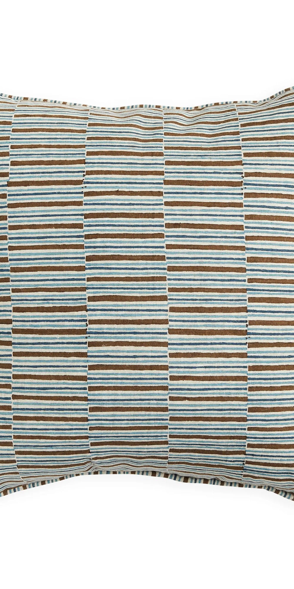Portofino Cocoa linen cushion 50x50cm