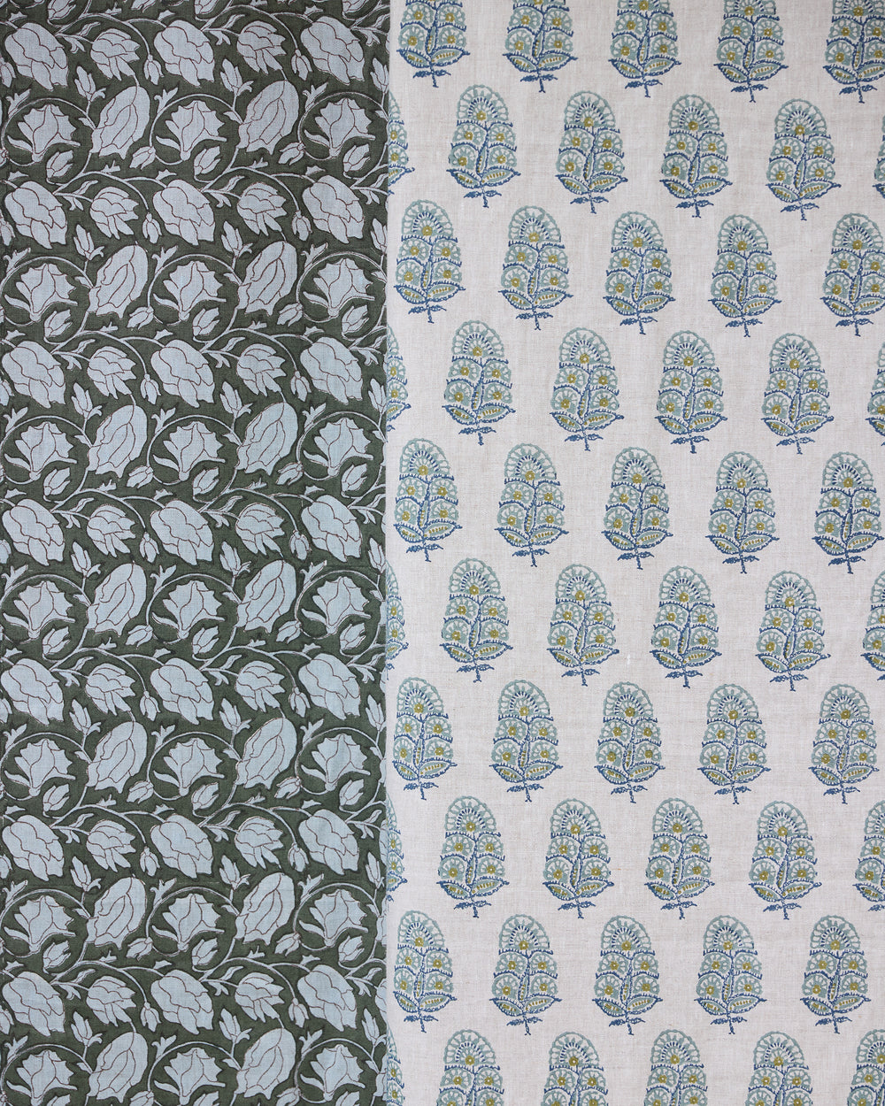 Zardosi Celadon linen