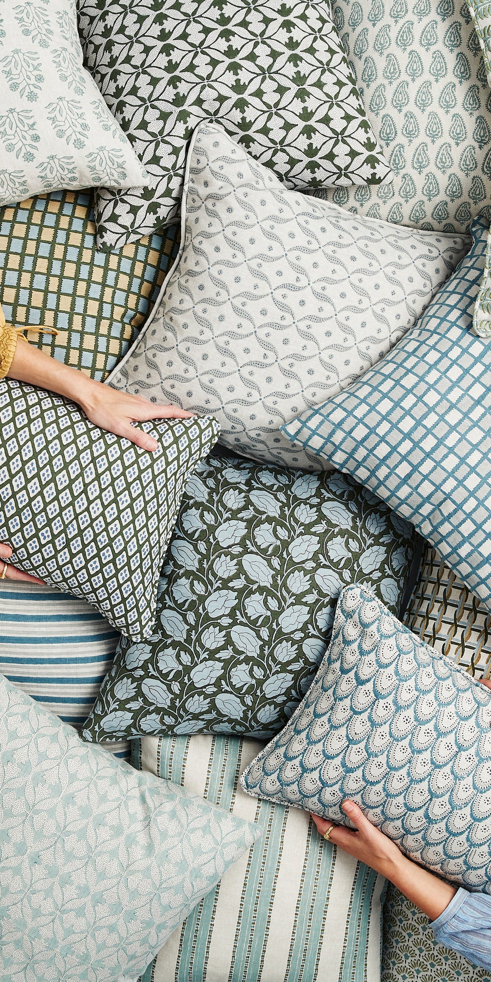 Azores Mineral Cushion in - Cushions - Walter G Australia