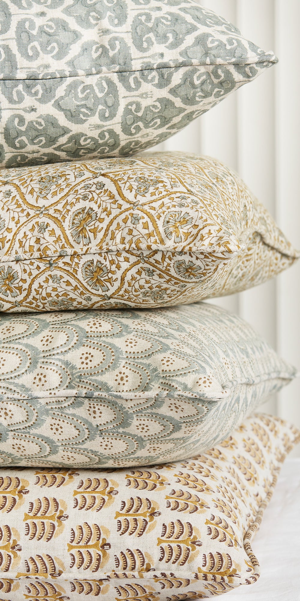 Zadar Celadon Cushion in - Cushions - Walter G Australia