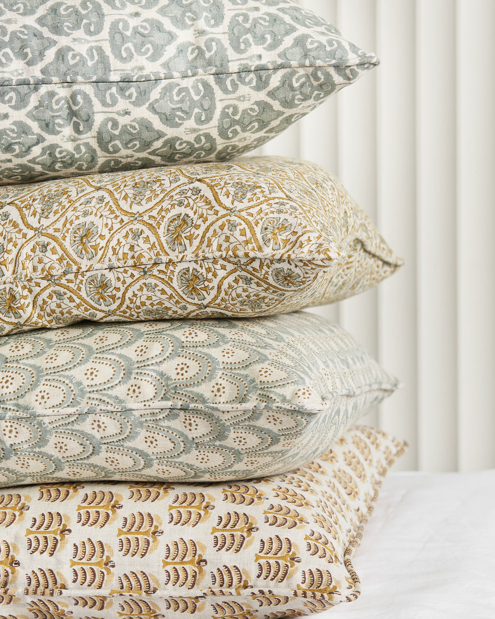 Zadar Celadon Cushion in - Cushions - Walter G Australia
