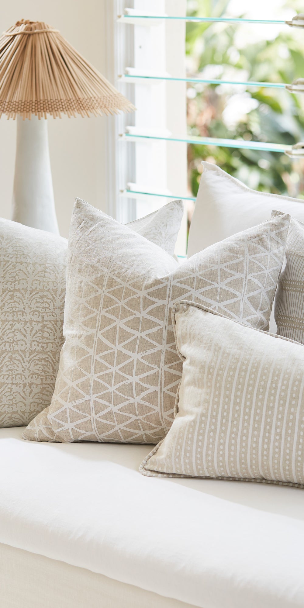 Matches Chalk Cushion in - Cushions - Walter G Australia