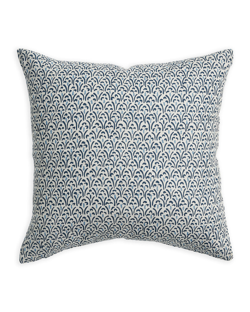 Collioure Azure linen cushion