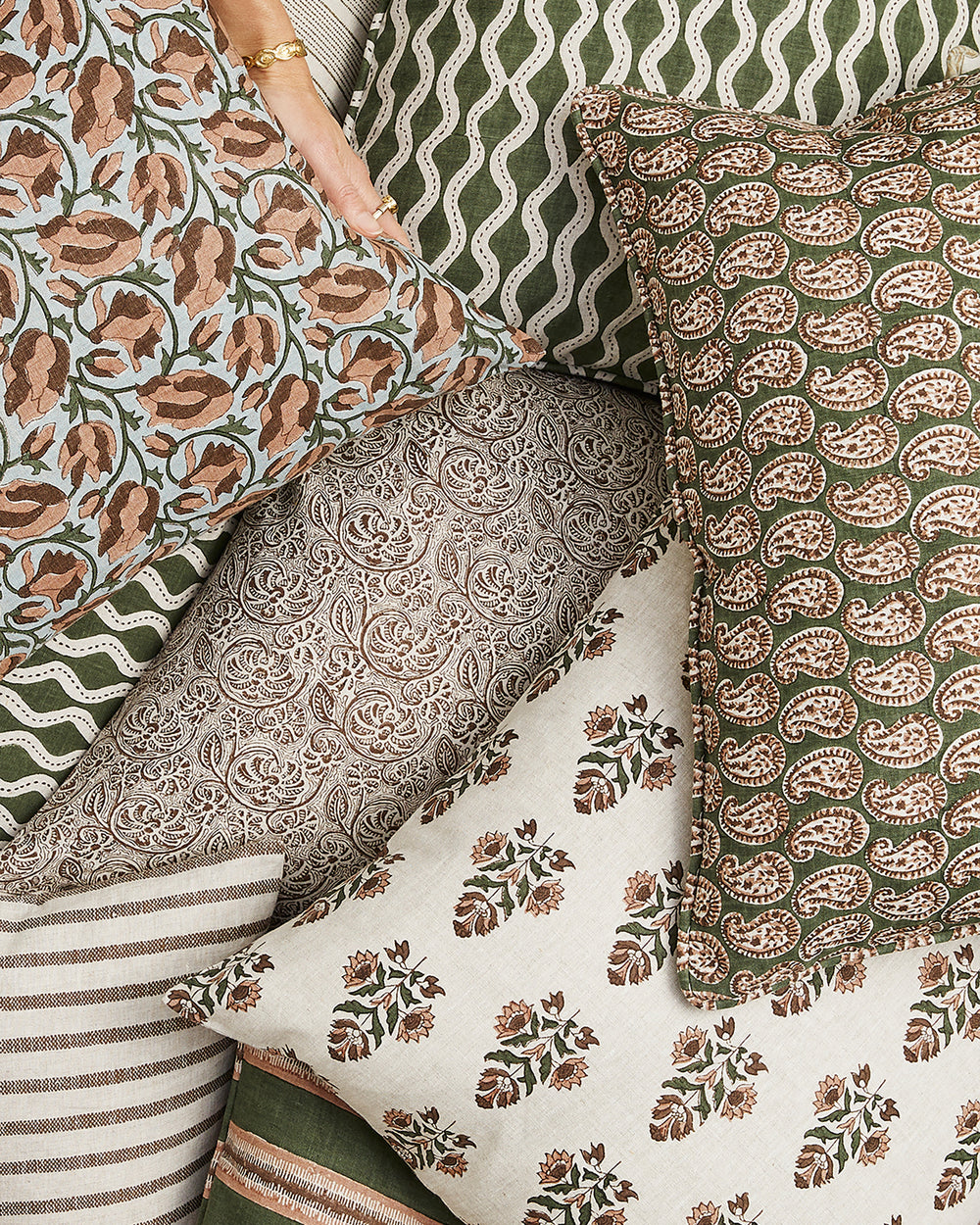 Ankara Rosewood Cushion