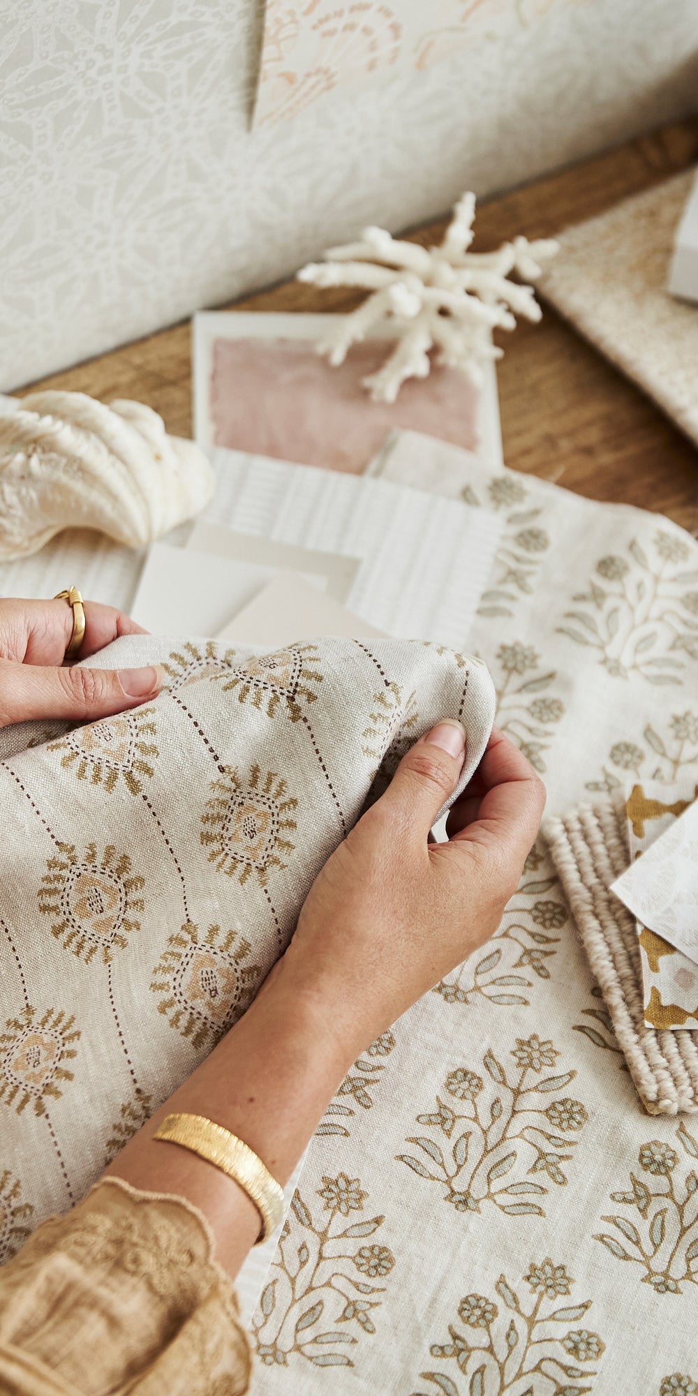 Bombay Shell linen in - Fabric - Walter G Australia