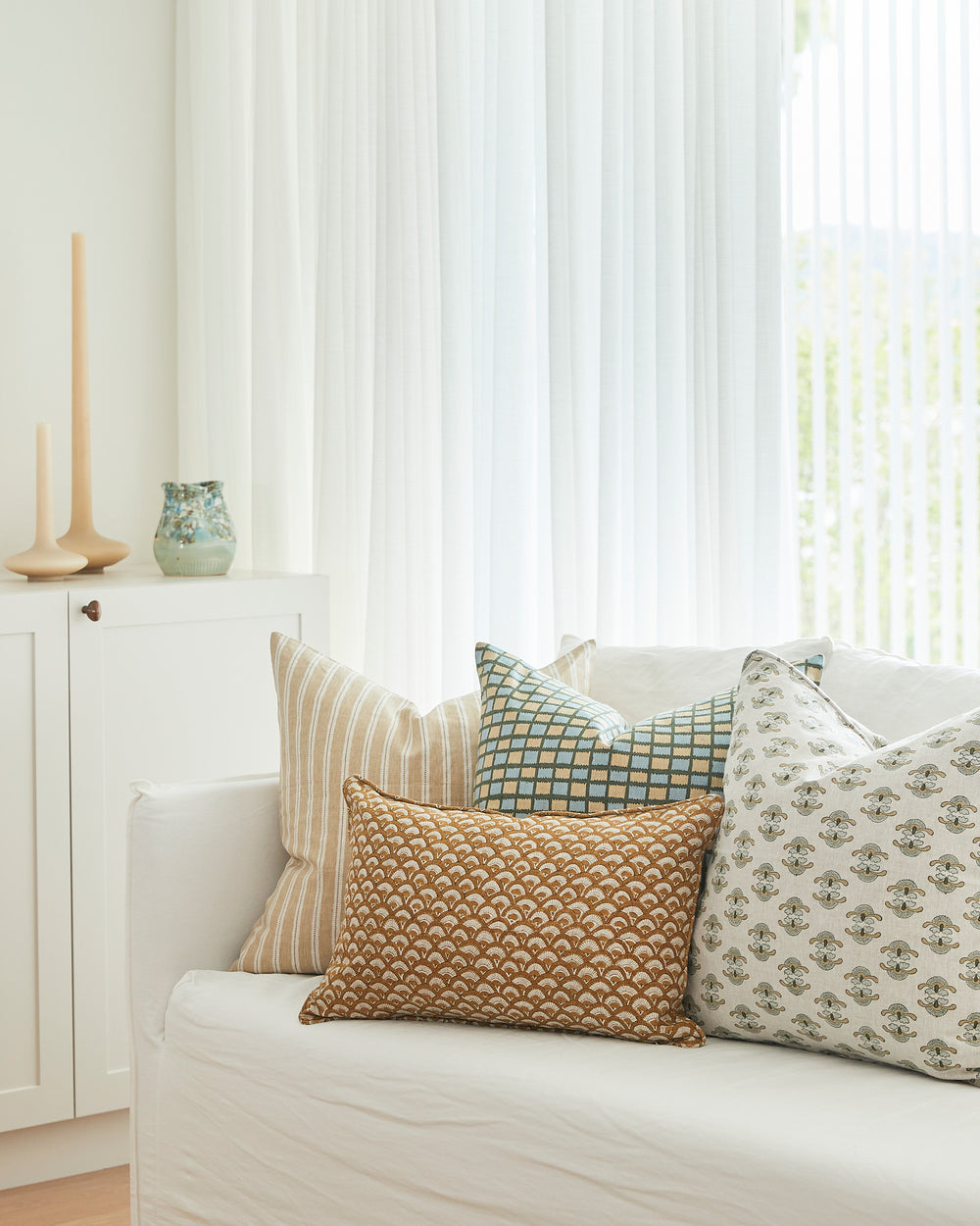 Fiore Khaki Cushion