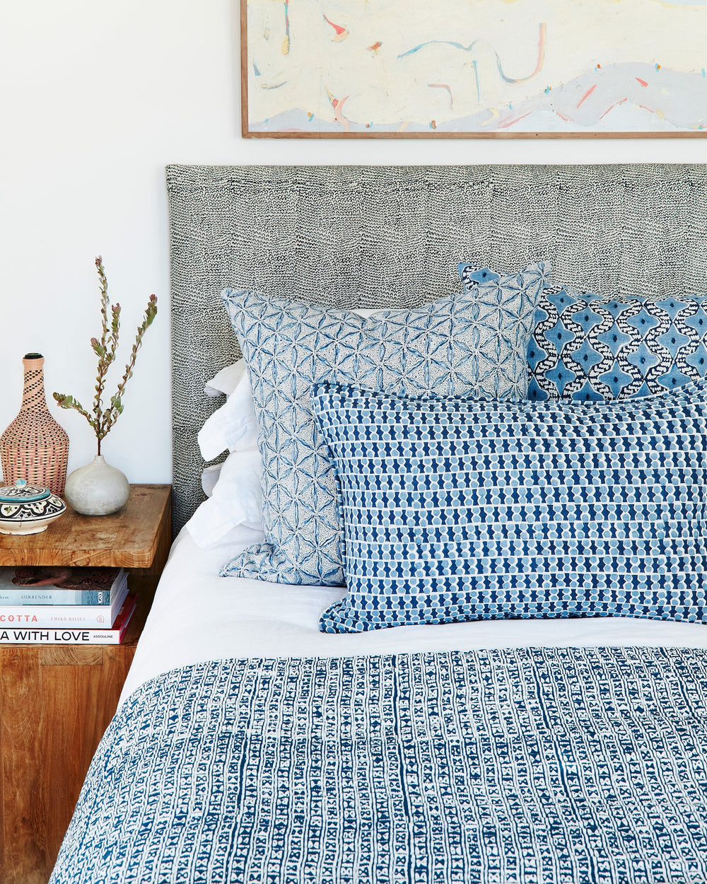 Osaka Azure Cushion in - Cushions - Walter G Australia