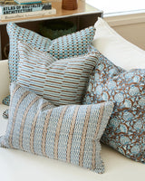 Aliki Cocoa linen cushion 35x55cm