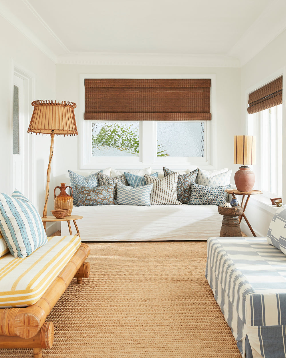 Lagos Azure Rectangle Cushion