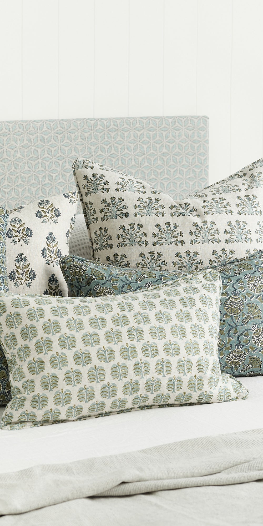 Samode Slate Cushion in - Cushions - Walter G Australia