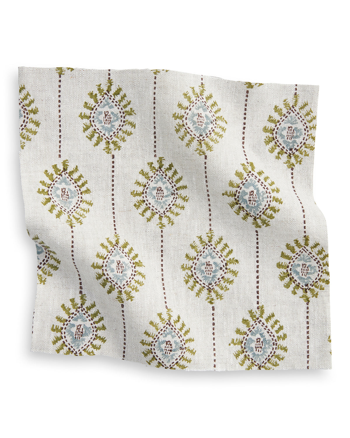 Bombay Moss linen swatch