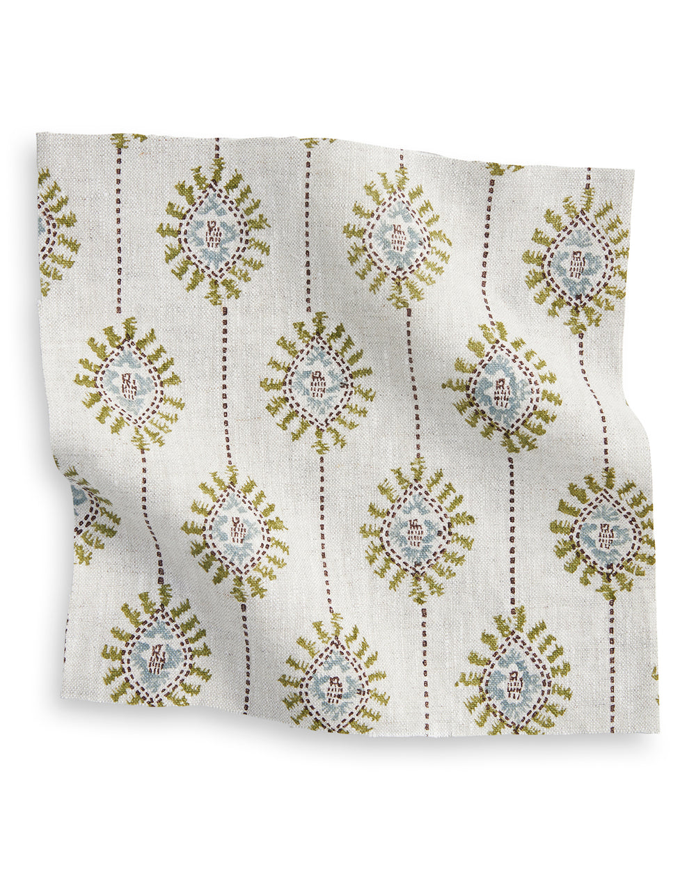 Bombay Moss linen swatch