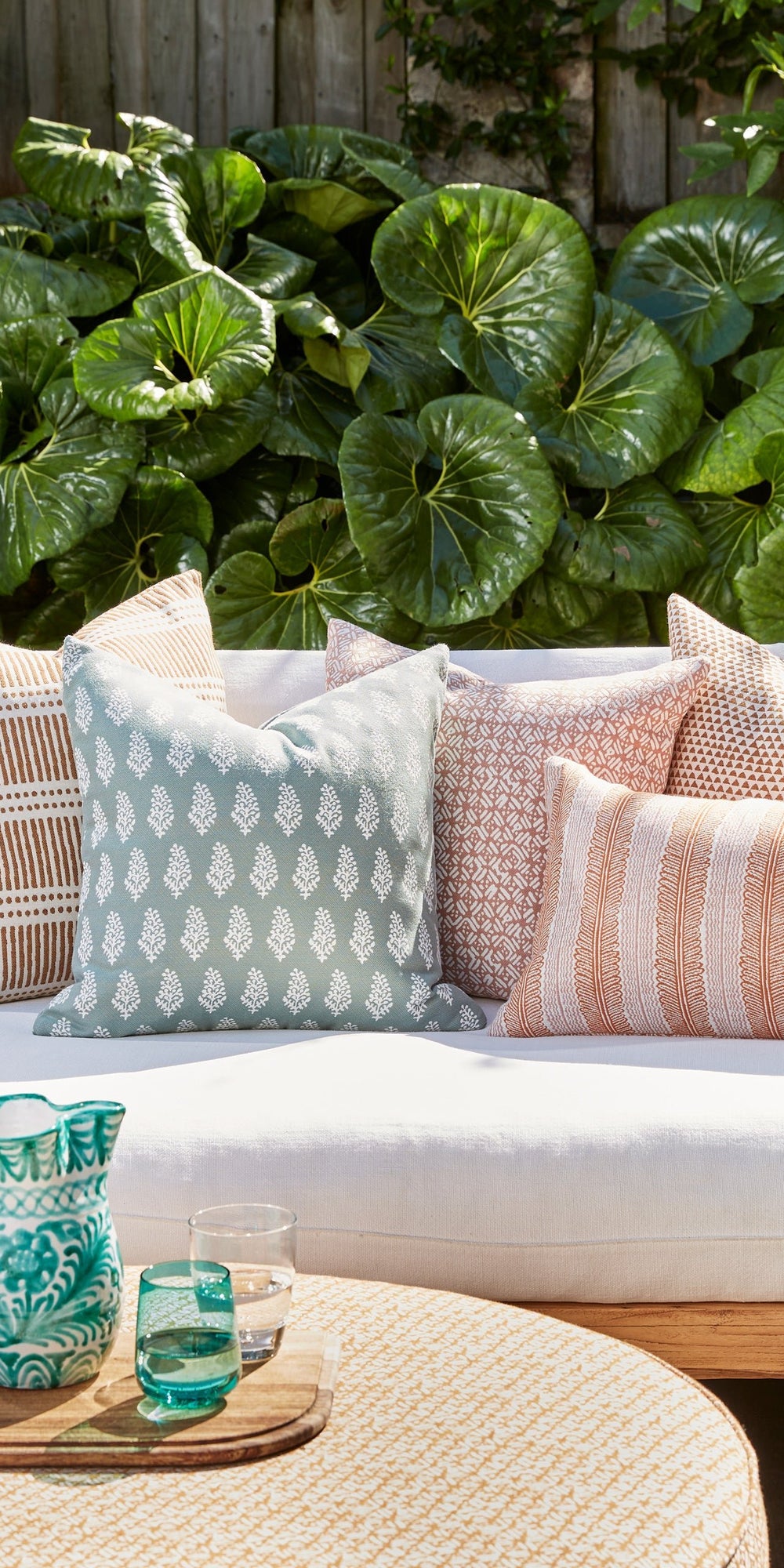 Balos Papaya Outdoor Rectangle Cushion in - Cushions - Walter G Australia