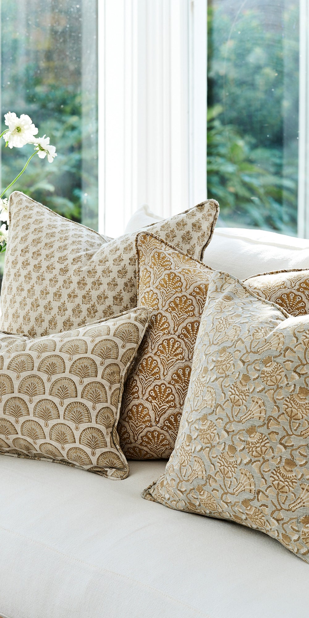 Sanganer Elm Cushion in - Cushions - Walter G Australia