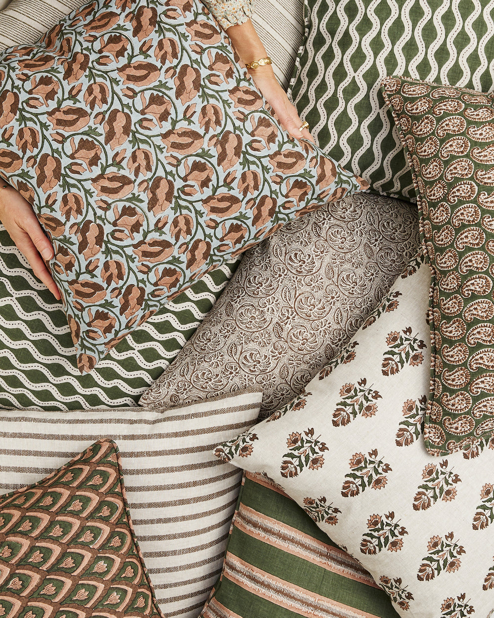 Lahore Rosewood Cushion