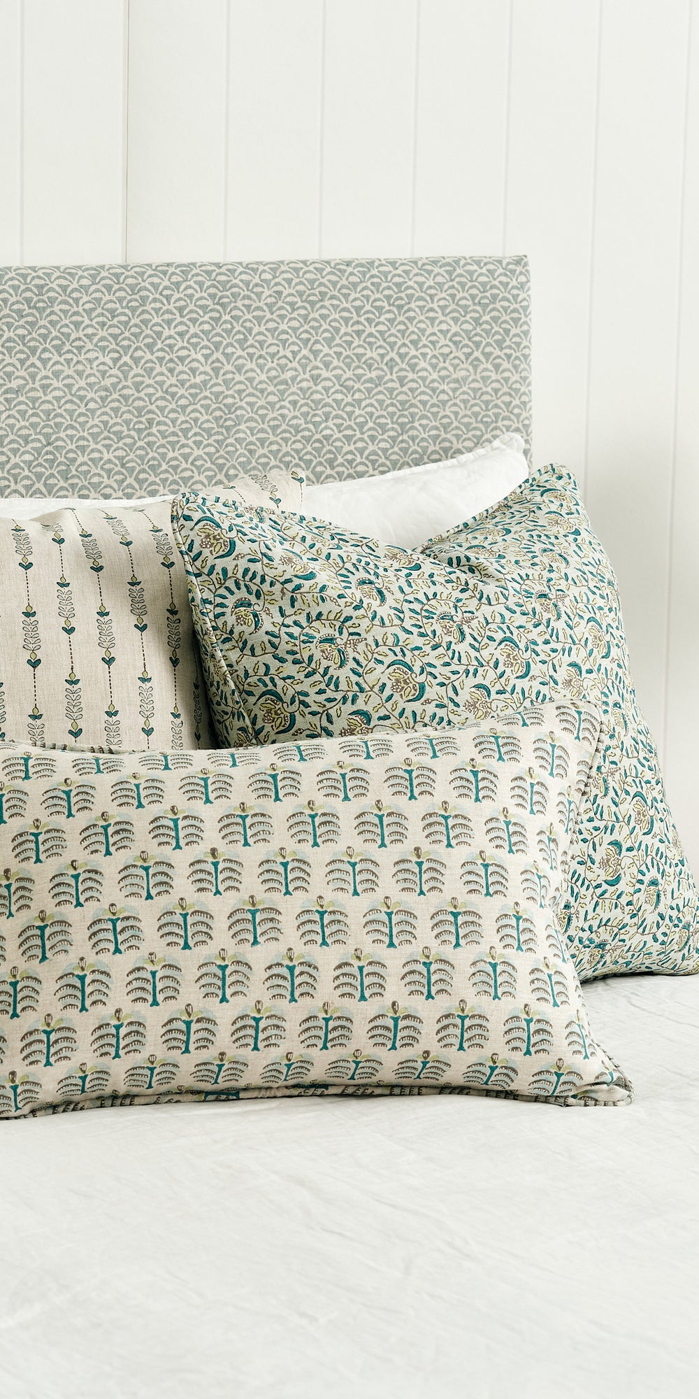 Moro Celadon Linen in - Fabric - Walter G Australia