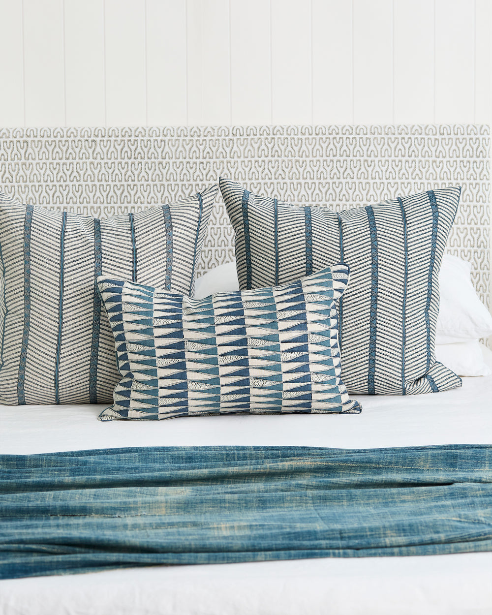 Zanzibar Azure Cushion in - Cushions - Walter G Australia