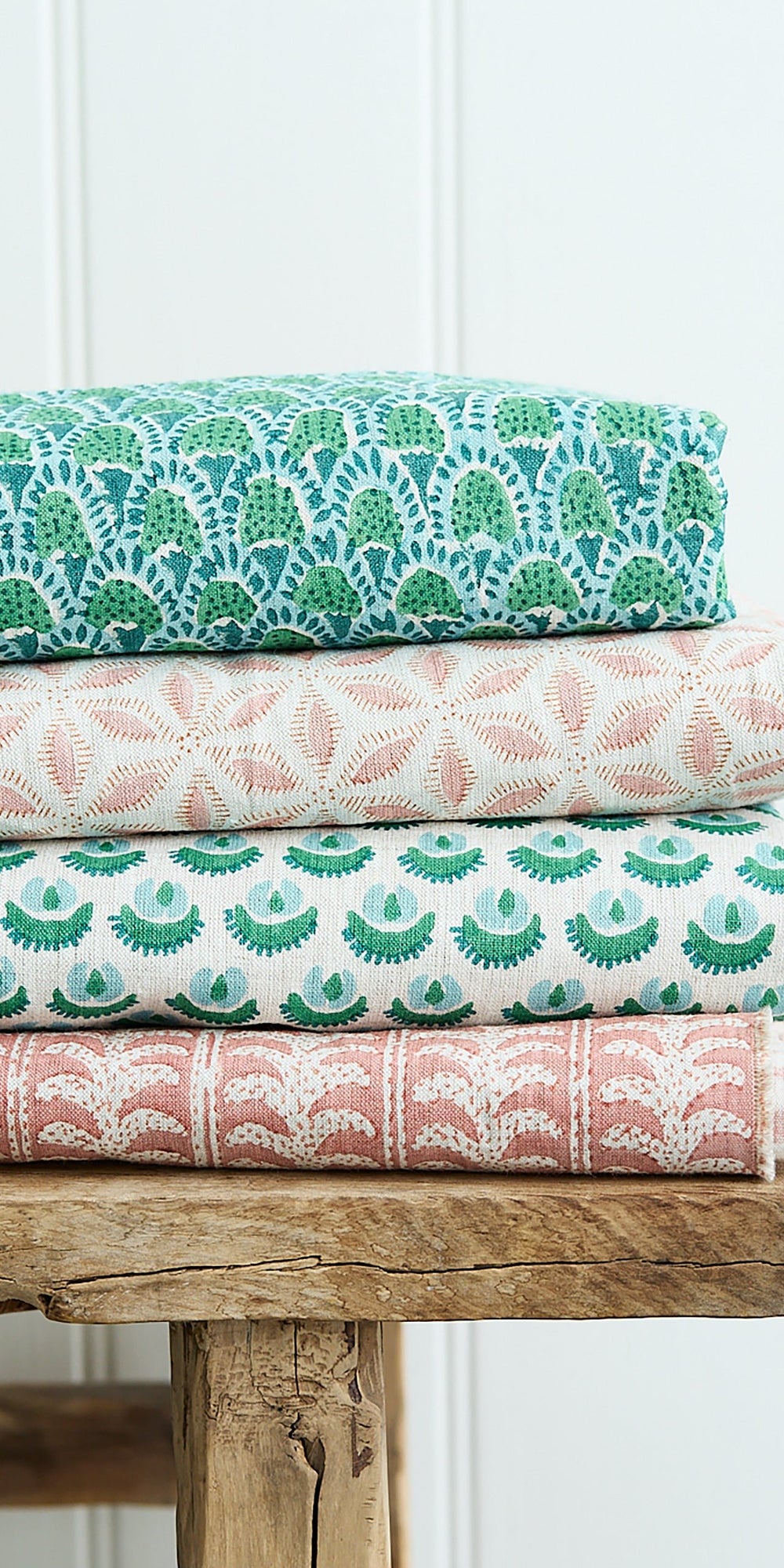 Hanami Guava Linen in - Fabric - Walter G Australia