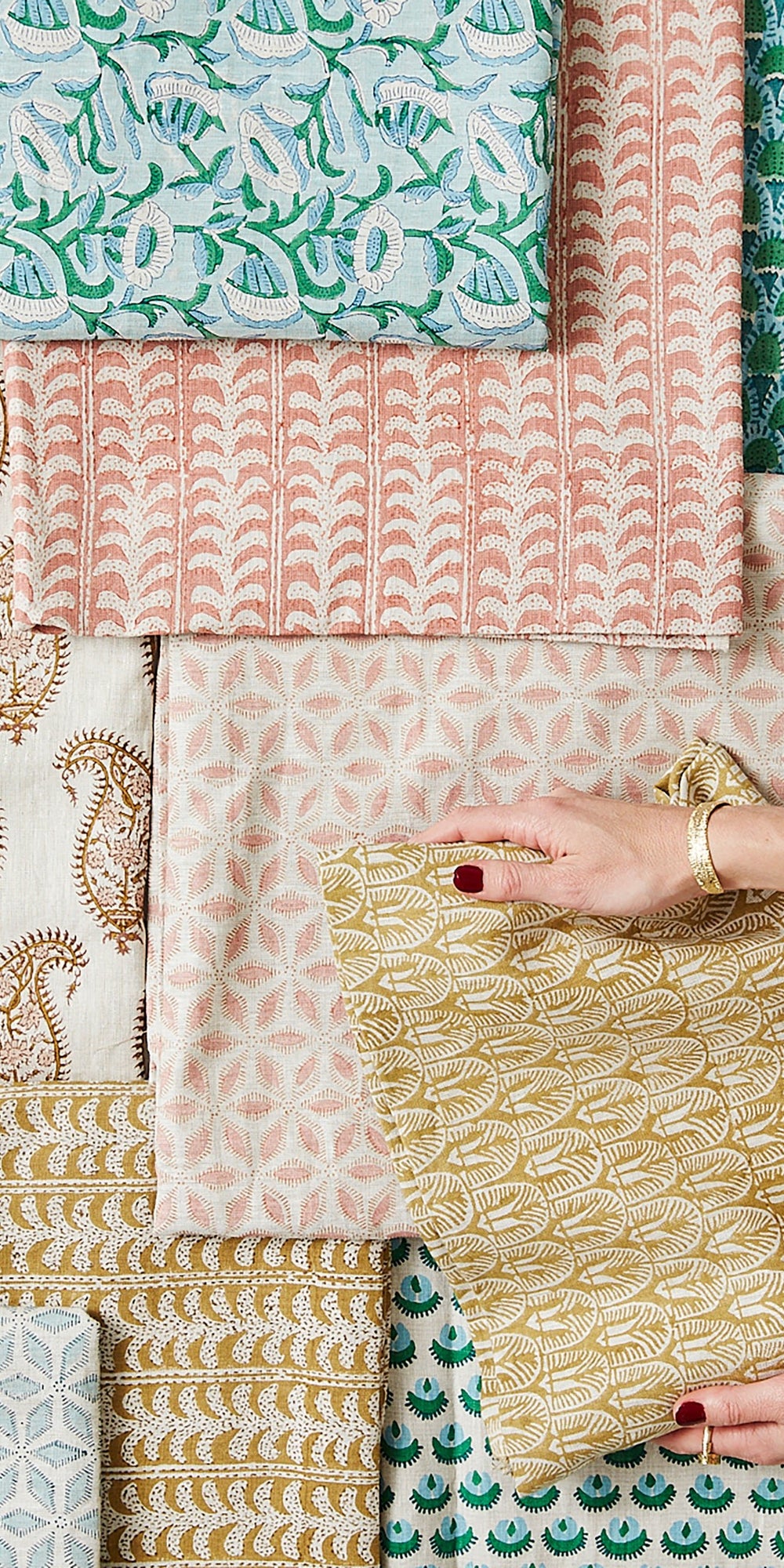 Hanami Guava Linen in - Fabric - Walter G Australia