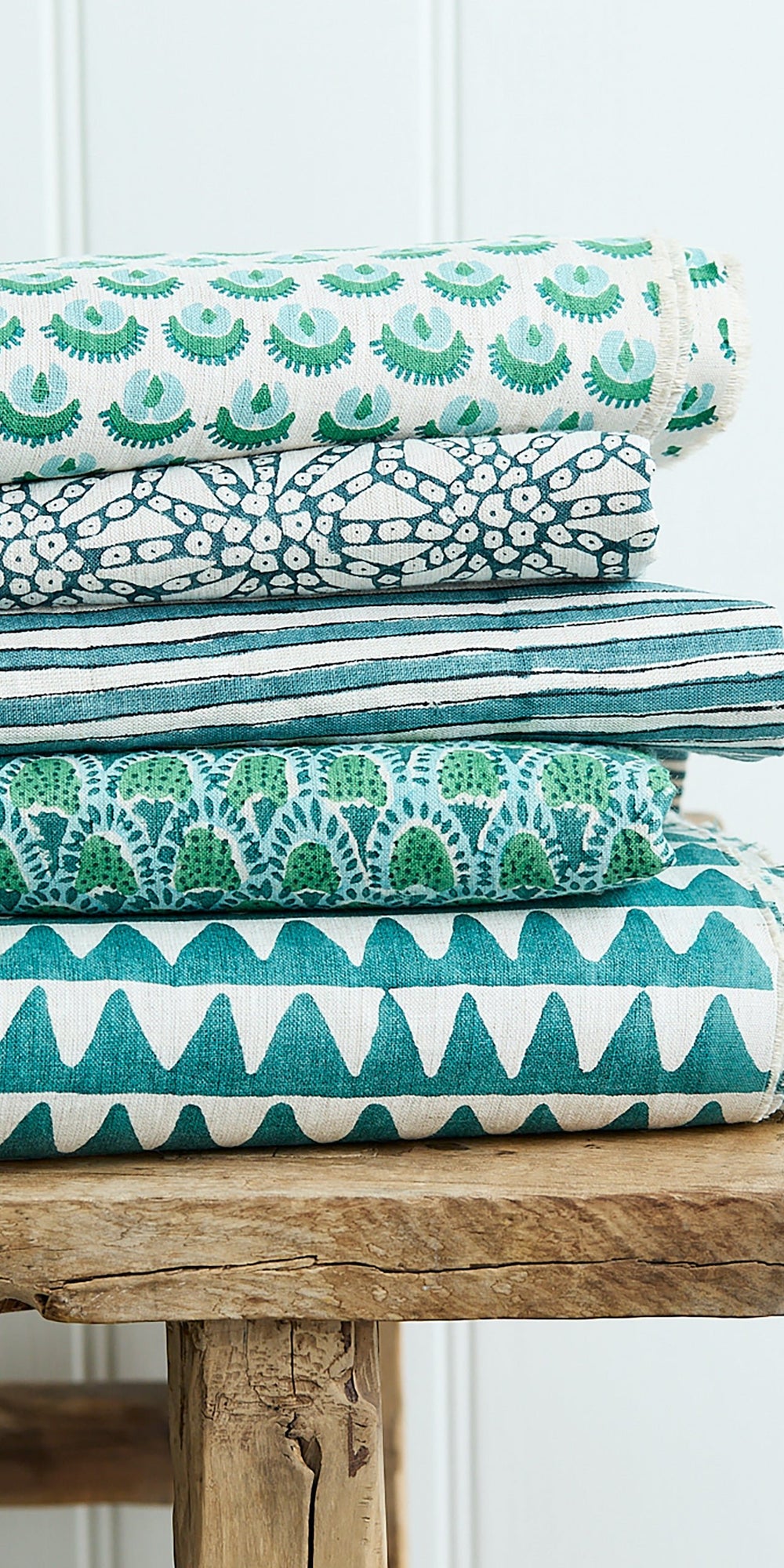 Cadiz Emerald Linen in - Fabric - Walter G Australia