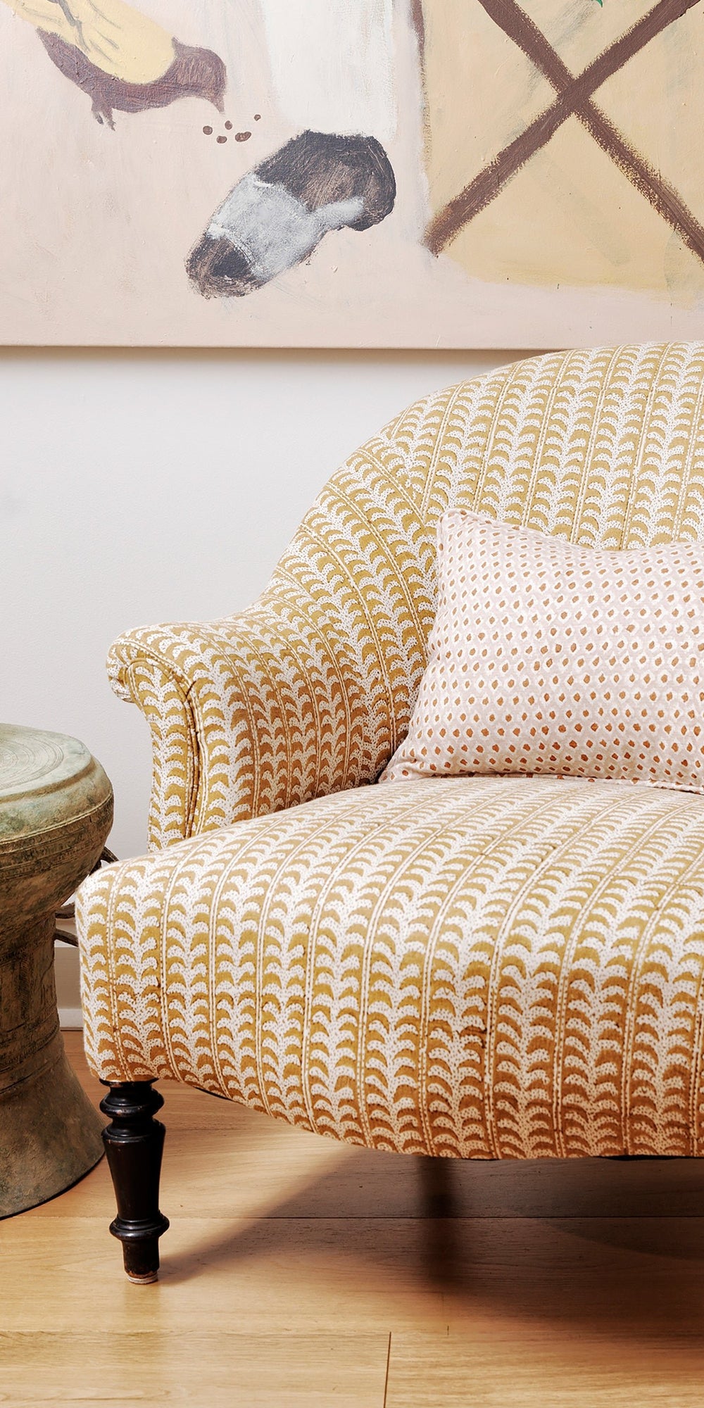 Luxor Saffron Linen in - Fabric - Walter G Australia