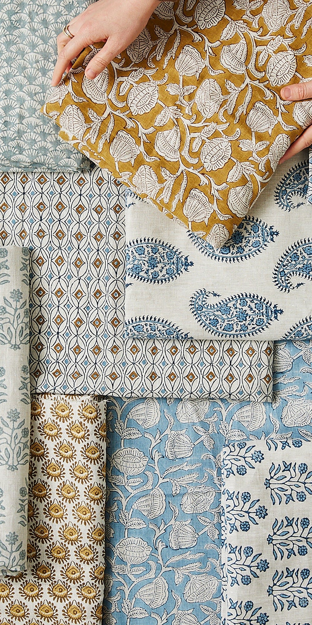 Amer Azure Linen in - Fabric - Walter G Australia
