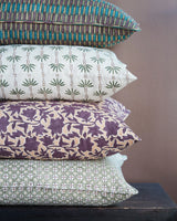 Beirut Mulberry linen cushion 50x50cm