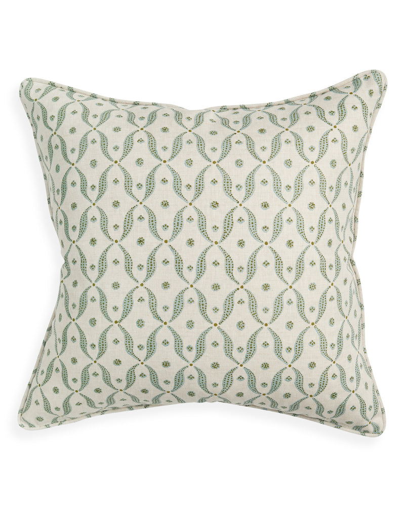 Genoa Celadon Moss Cushion