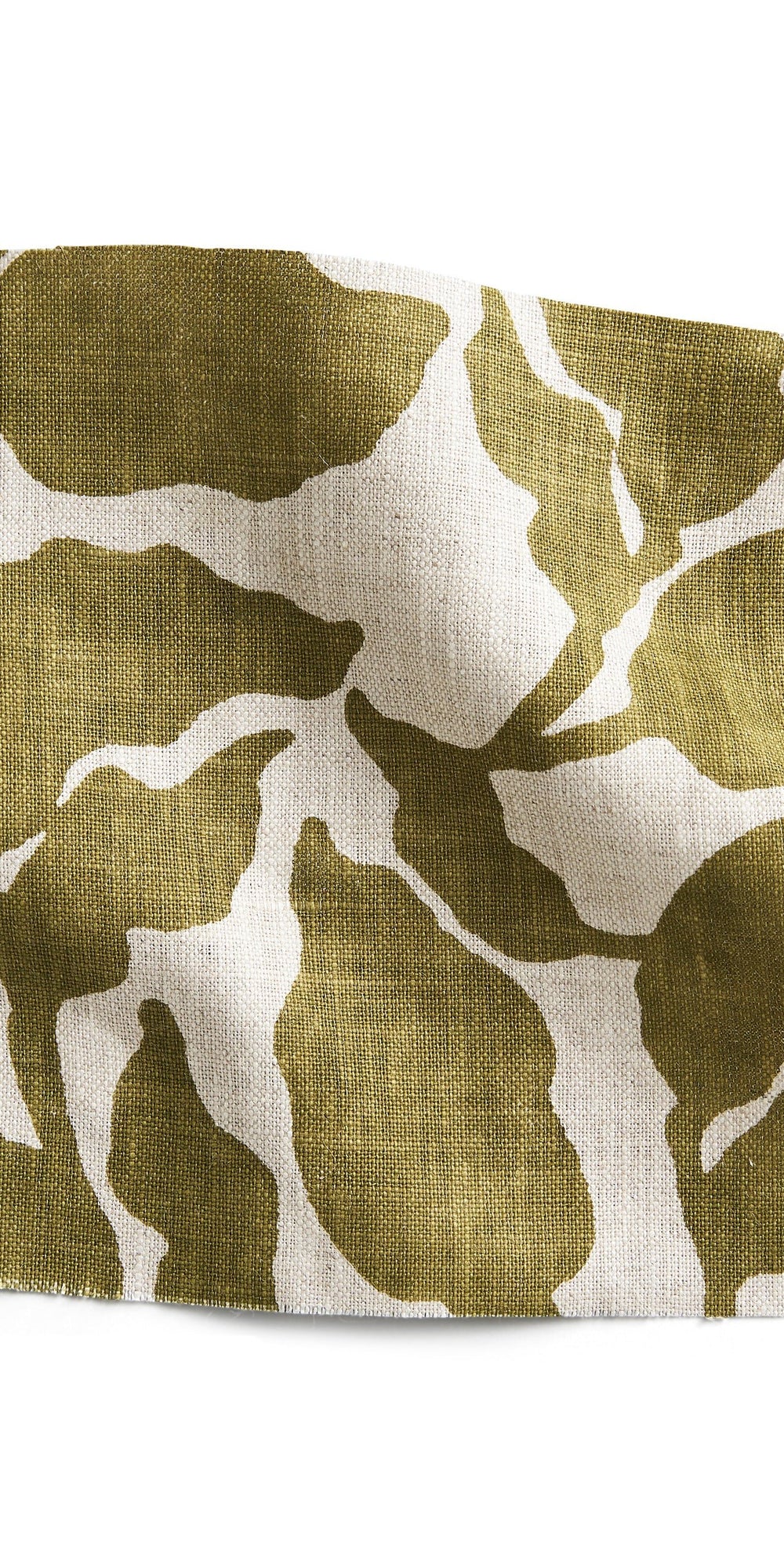 Flores Moss linen swatch in - Swatches - Walter G Australia