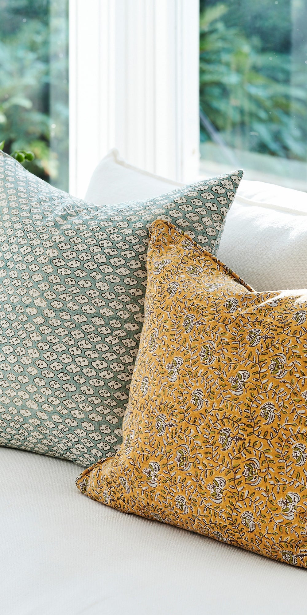 Ubud Golden Cushion in - Cushions - Walter G Australia