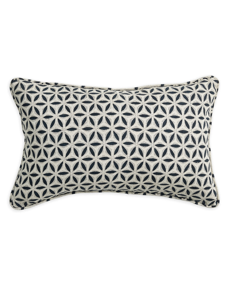Hanami Indian Teal Rectangle Cushion