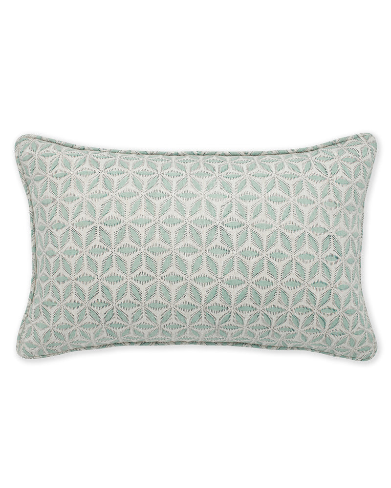 Hanami Light Blue rectangle cushion